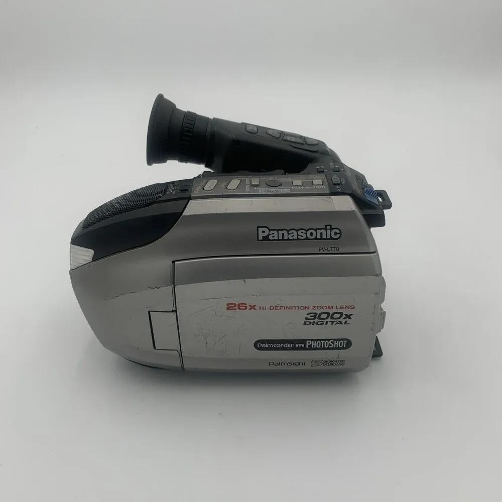 Panasonic Black and Silver Video Camera